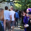 Students and Faculty lined up for convocation.